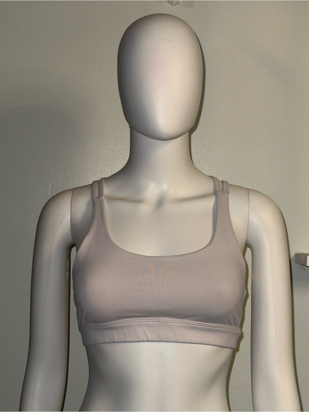 ALO Yoga Scoop Neck Bralette in Light Beige